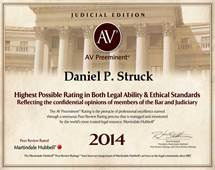 Struck 2014 AV Peer Rating